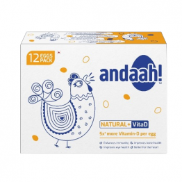 Andaahi Natural White Eggs 12 pc